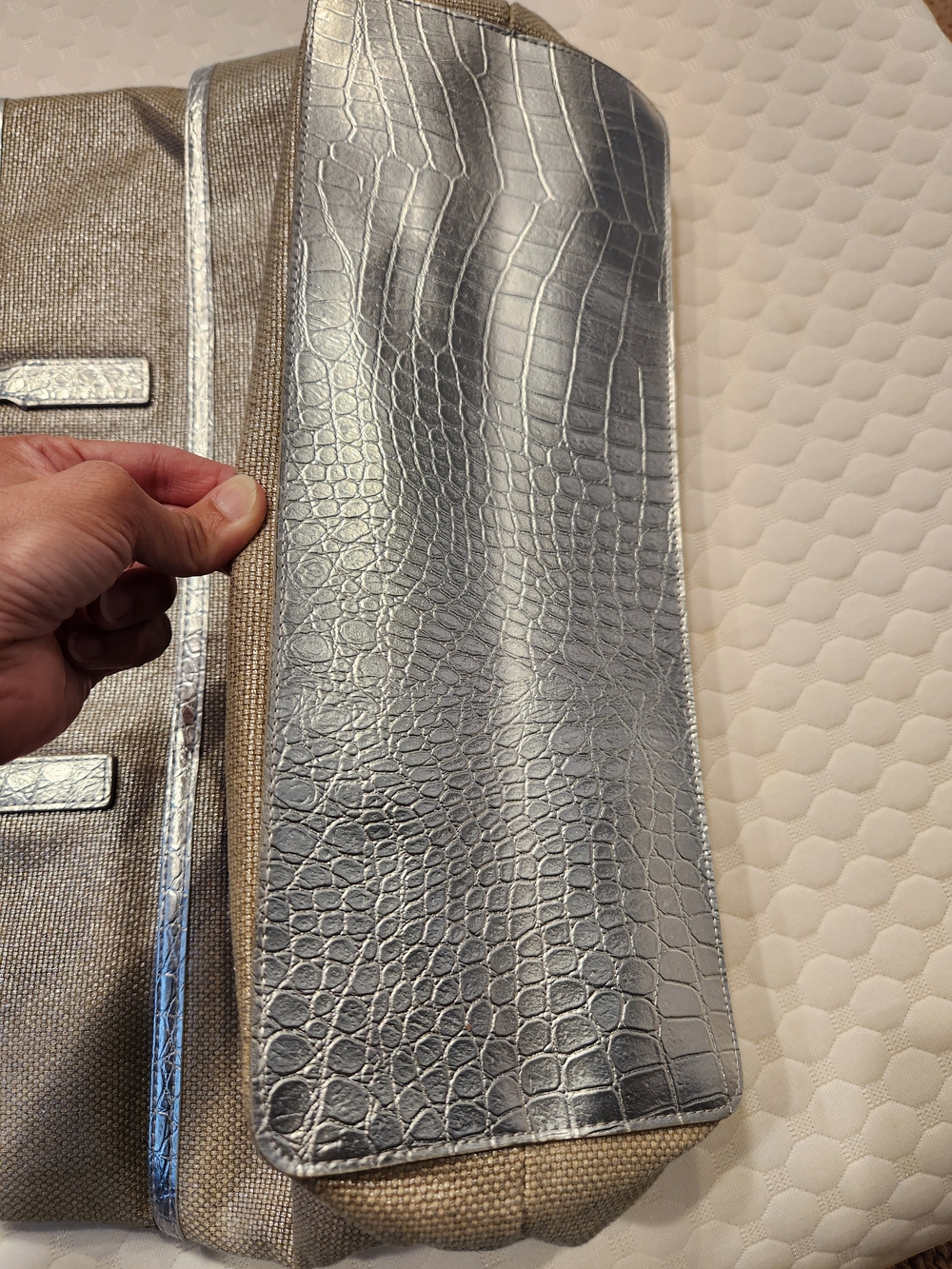 Michael Kors Metallic Silver Tote - Picture 5 of 5